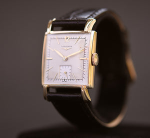 1950 LONGINES Gents 14K Solid Yellow Gold Vintage Watch