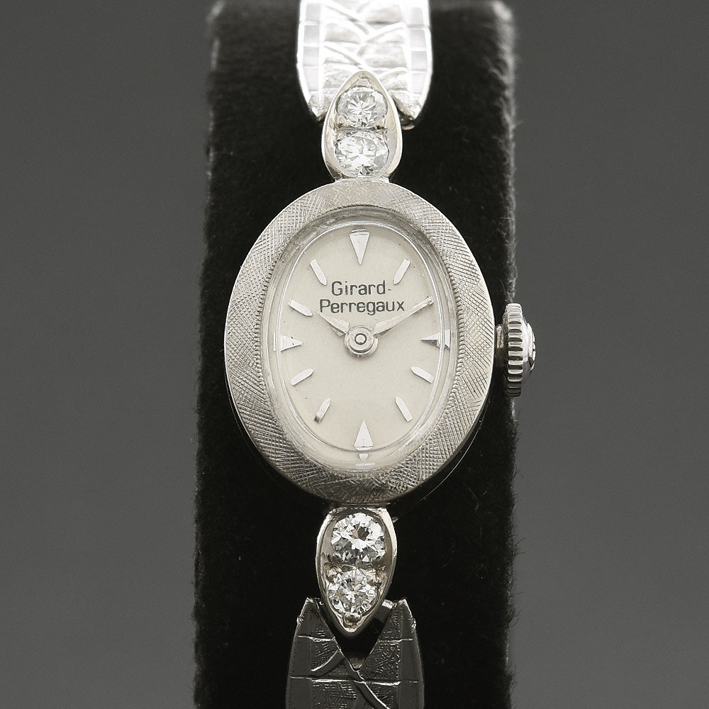 60s GIRARD-PERREGAUX Ladies 14K Gold/Diamonds Watch