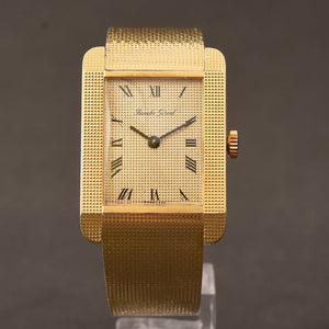 60s BUECHE GIROD Gents 18K Gold Bracelet Watch