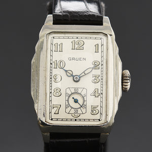 1928 GRUEN Guild Gents Art Deco Watch 315/91