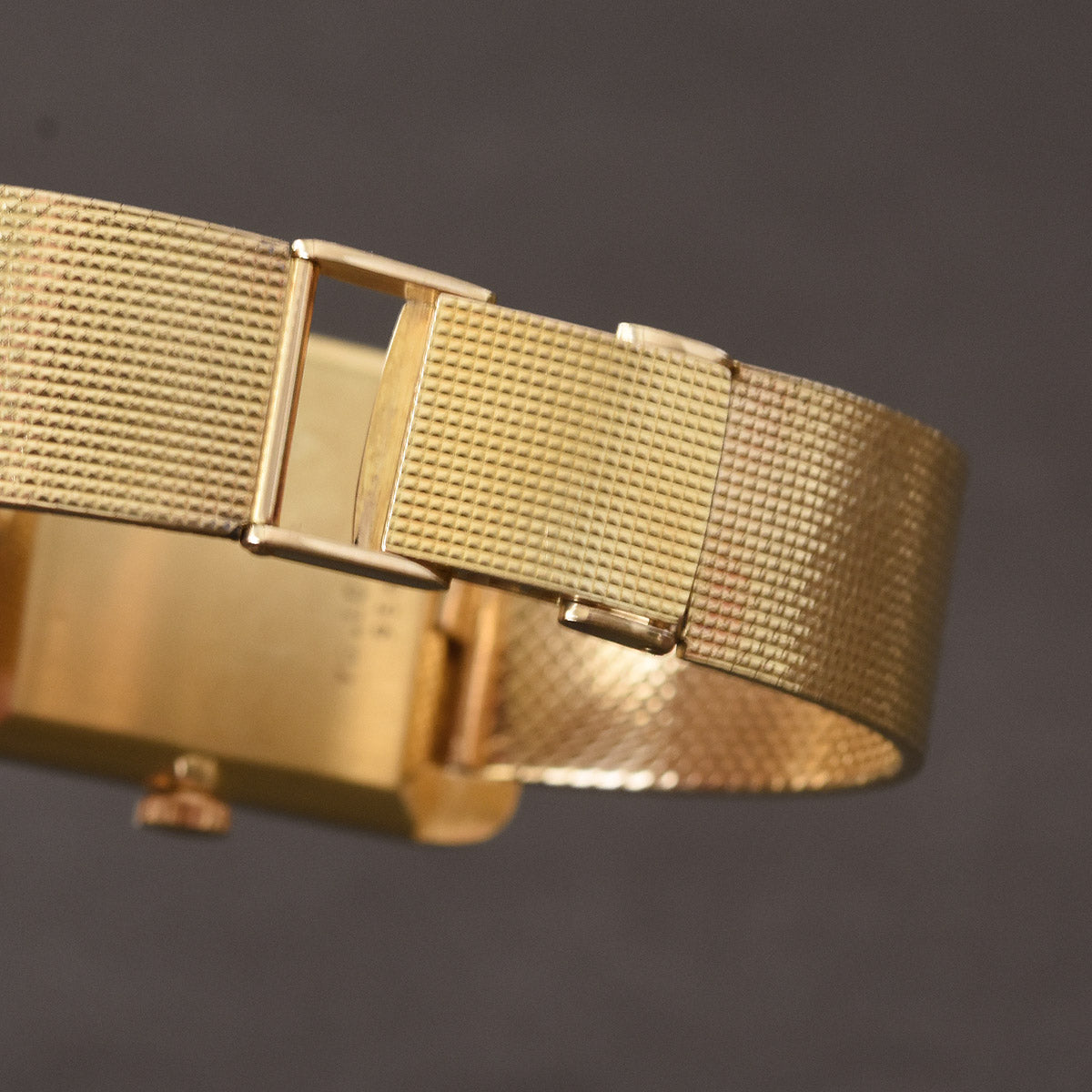 60s BUECHE GIROD Gents 18K Gold Bracelet Watch
