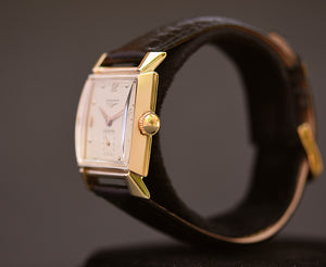 1942 LONGINES Gents 14K Solid Yellow Gold Vintage Watch