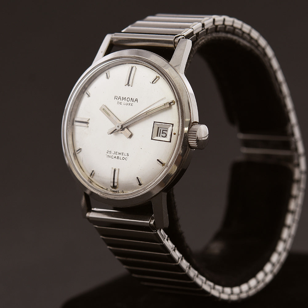 50s RAMONA Automatic Date Classic Gents Swiss Watch