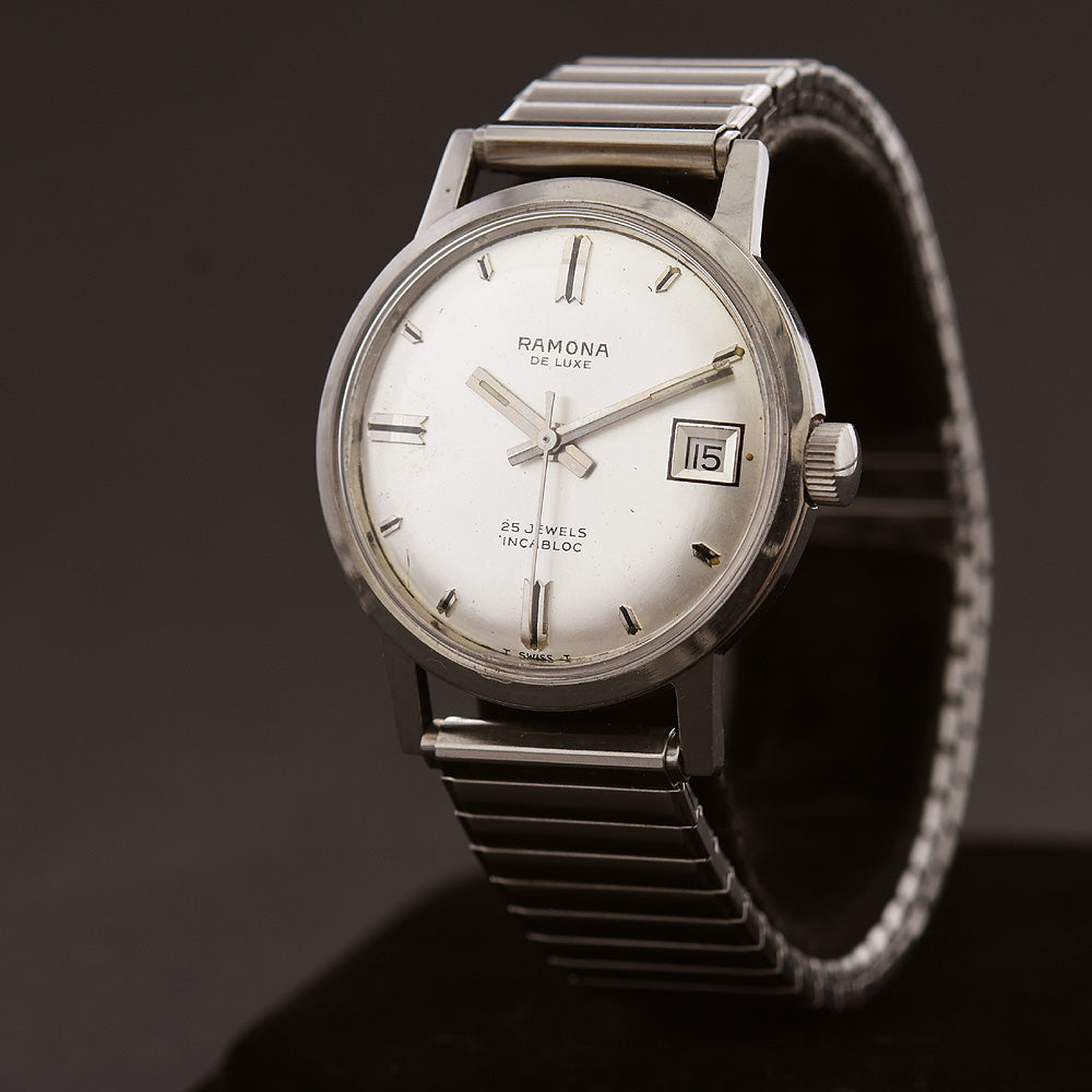 50s RAMONA Automatic Date Classic Gents Swiss Watch
