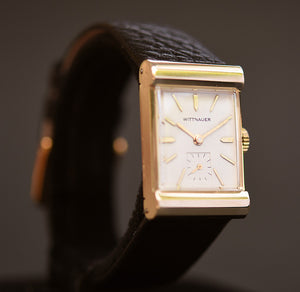 40s WITTNAUER 14K Solid Gold Gents Dress Watch