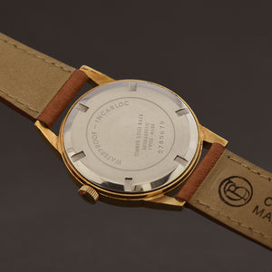 60s DELMARK Classic Date Gents Swiss Watch