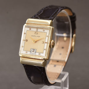 1946 HAMILTON USA 'Midas' 14K Rose Gold Gents Dress Watch