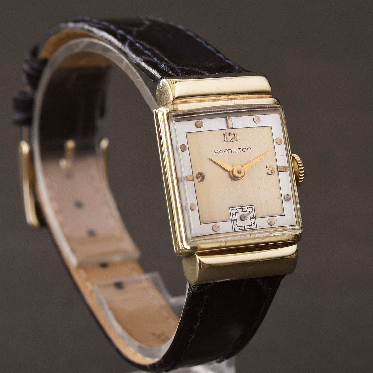 1946 HAMILTON USA 'Midas' 14K Rose Gold Gents Dress Watch empressissi 1946 HAMILTON USA 'Midas' 14K Rose Gold Gents Dress Watch empressissi