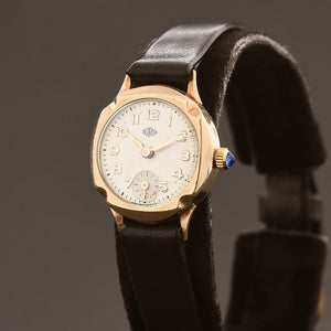 1959 DERRICK 9K Gold Ladies Vintage Cocktail Watch
