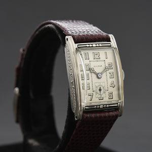 1928 BULOVA 'Windsor' Gents Enamel Art Deco Watch