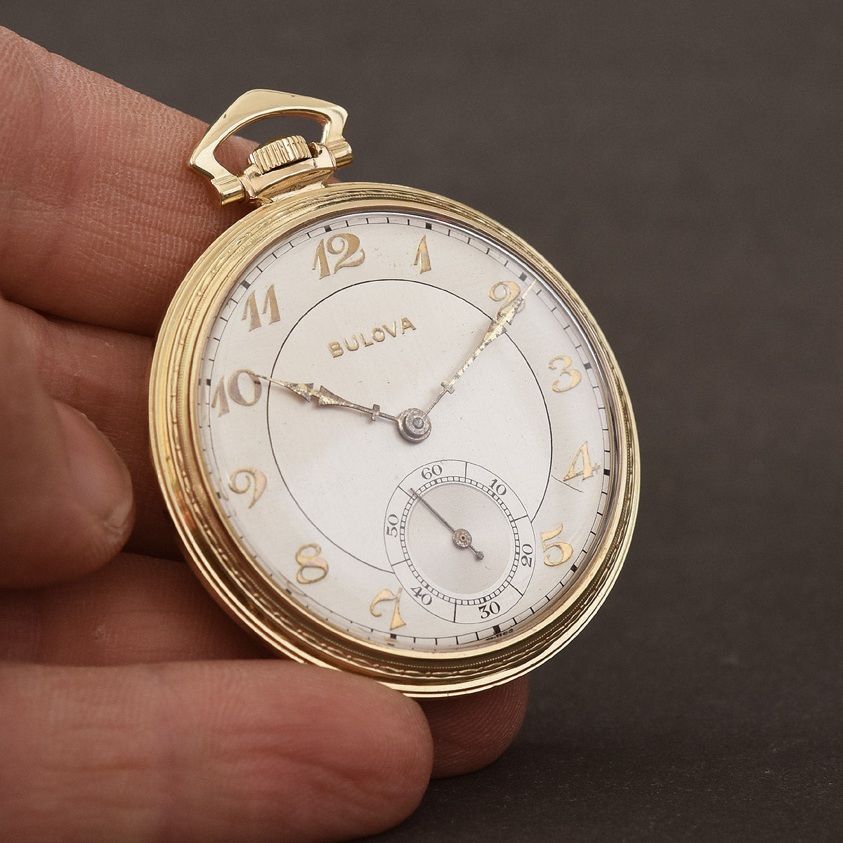 1939 BULOVA 'Tuxedo' Classic Swiss Pocket Watch – empressissi