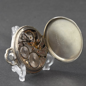 1930 ILLINOIS USA 'Sterling' g. 127 Art Deco 12s Pocket Watch
