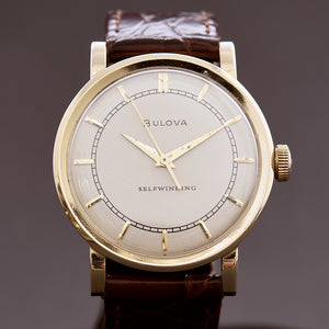 1952 BULOVA 'Ultimatic' 14K Solid Gold Gents Vintage Watch