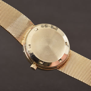 70s MOVADO Kingmatic HS288 Date 14K Gold Gents Watch