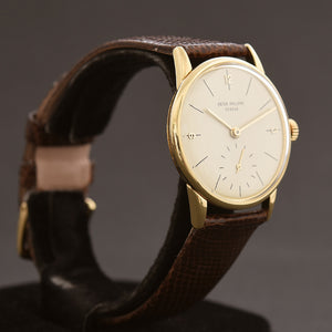 1951 PATEK PHILIPPE Ref. 2494 Vintage Gents 18K Gold Dress Watch