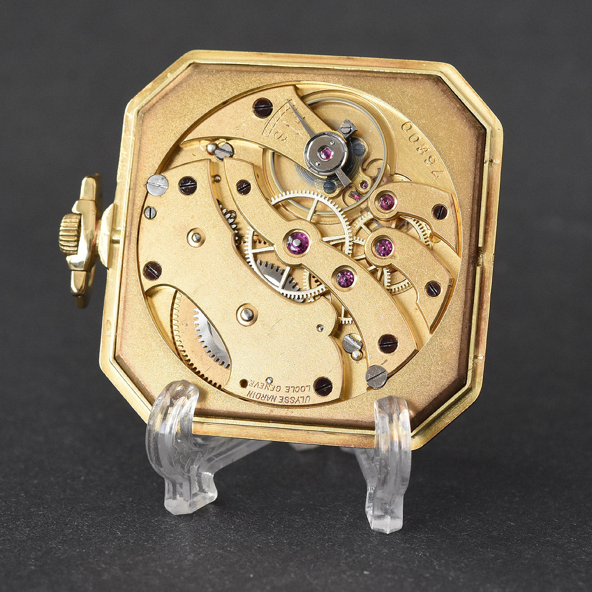 20s ULYSSE NARDIN 18K Gold Art Deco Swiss Pocket Watch