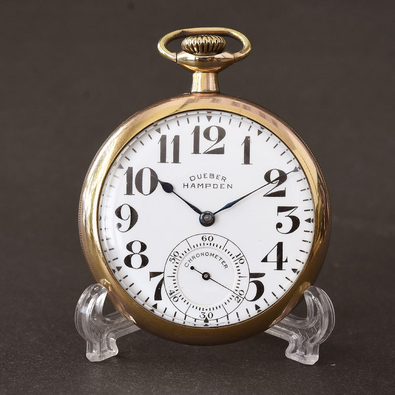 1918 Dueber HAMPDEN USA Chronometer 16s Pocket Watch – empressissi