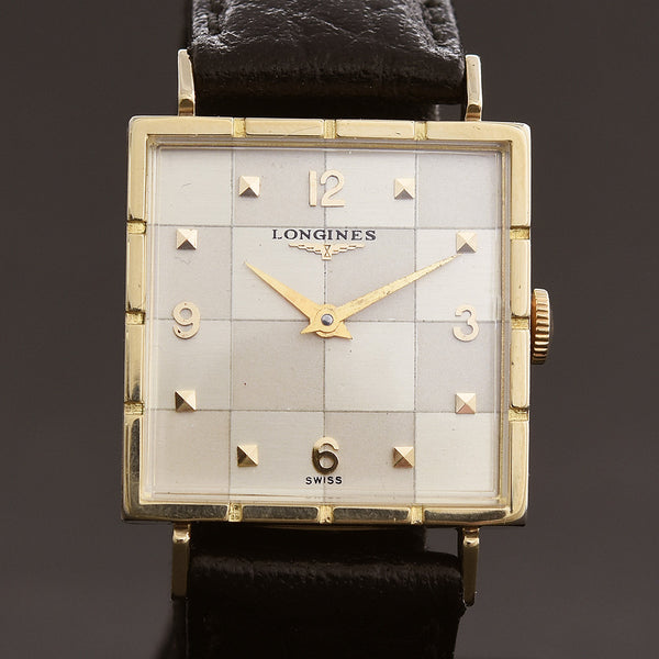 1958 LONGINES 'Checkers' Gents Vintage Dress Watch Ref. 750-48