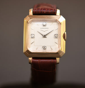 1951 LONGINES Gents 14K Solid Yellow Gold Dress Watch