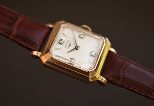 1951 LONGINES Gents 14K Solid Yellow Gold Dress Watch