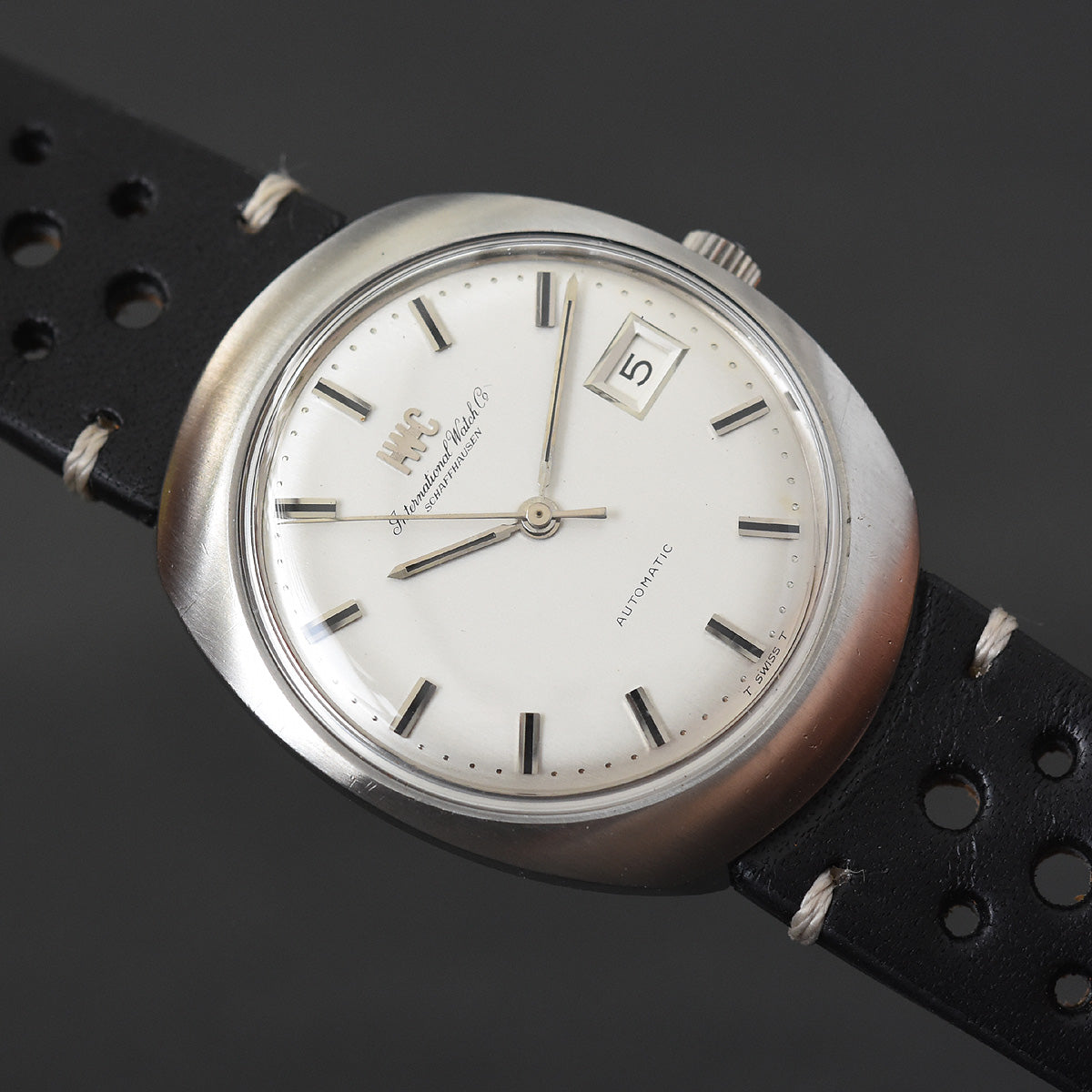 1968 IWC Schaffhausen Automatic 'Pellaton' Date Watch Ref 815A