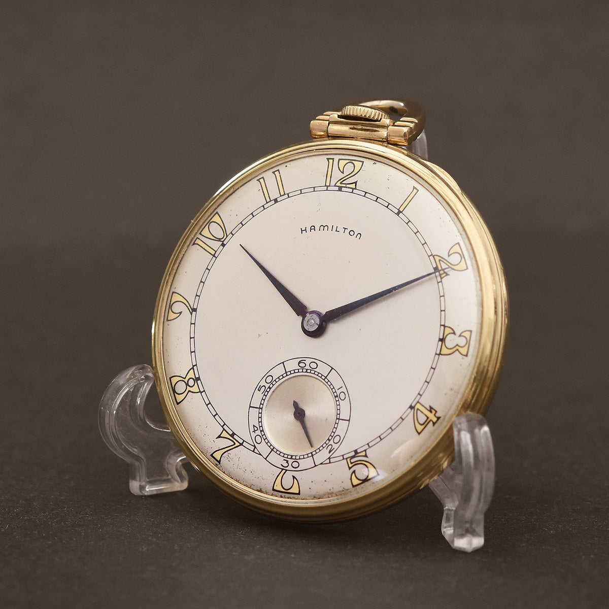 1946 HAMILTON USA 'Stanley' G. 917 Pocket Watch empressissi