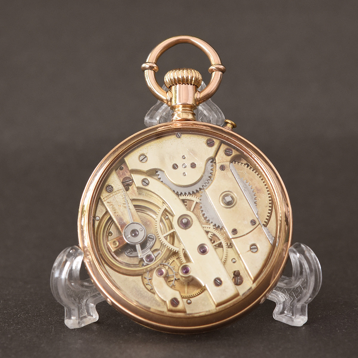 18k Gold Pocket Antique Pocket Watches Value 1870 SWISS Hi-Grade