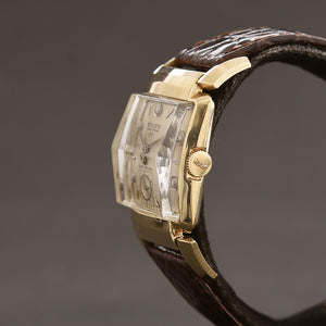 1947 GRUEN Verti-Thin 21 Cincinnati 14K Gold Gents Watch 335-558