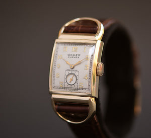 1940 GRUEN Curvex Gents Driver's Watch