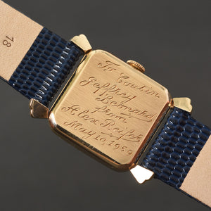 1959 JULES JURGENSEN Gents 14K Gold Dress Watch