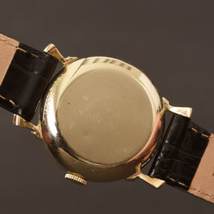 50s JULES JURGENSEN Automatic Gents 14K Gold Dress Watch
