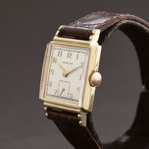 1952 HAMILTON USA 'Glenn' 14K Gold Gents Dress Watch