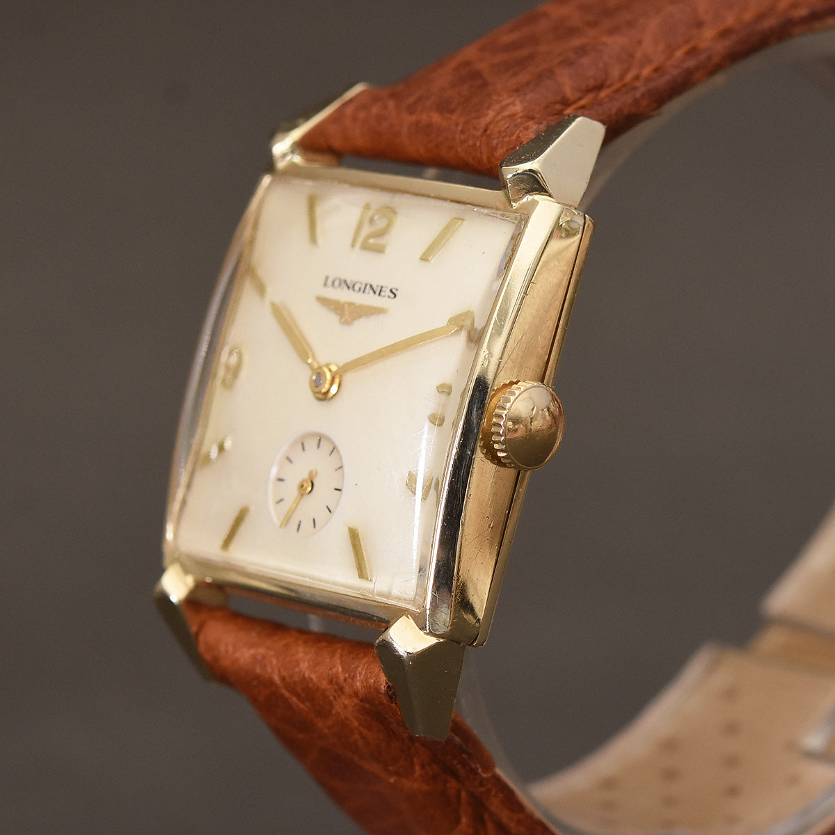 1952 LONGINES Gents 14K Solid Yellow Gold Vintage Watch Empressissi 1952-longines-gents-14k-solid-yellow-gold-vintage-watch-empressissi