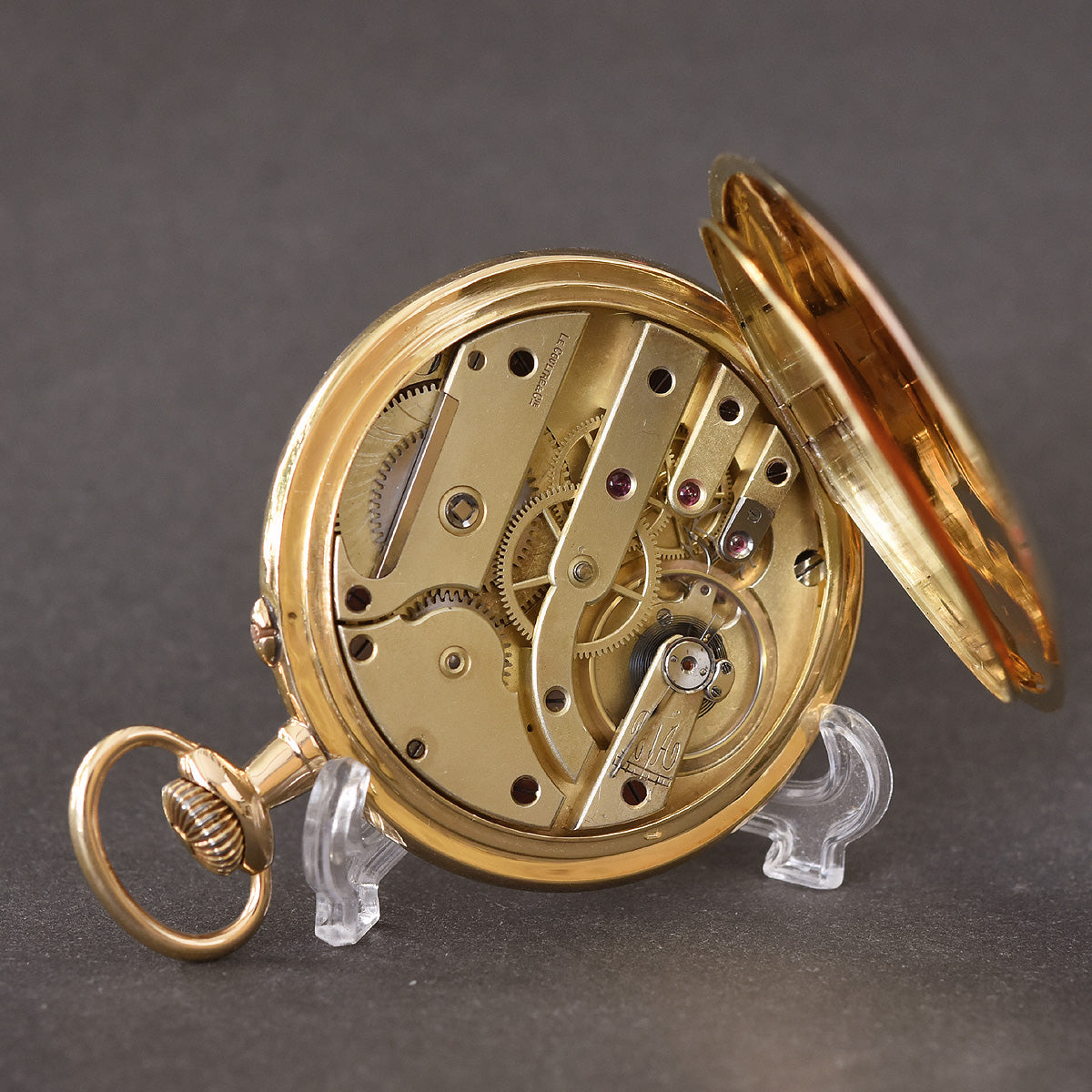 1900s LECOULTRE 18K Gold Swiss Pocket Watch