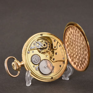 1921 ZENITH 18K Gold Swiss Pocket Watch