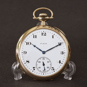 1919 ELGIN USA Classic 14K Gold Slim Gents Pocket Watch β empressissi