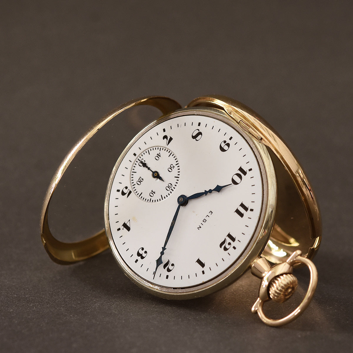 1919 ELGIN USA Classic 14K Gold Slim Gents Pocket Watch