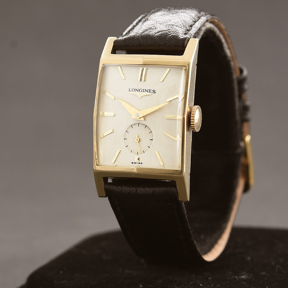 1952 LONGINES 'Pres. Roosevelt' Gents 14K Solid Yellow Gold Vintage Watch