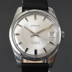 60s RODANIA Moonmaster Classic Date Gents Swiss Watch