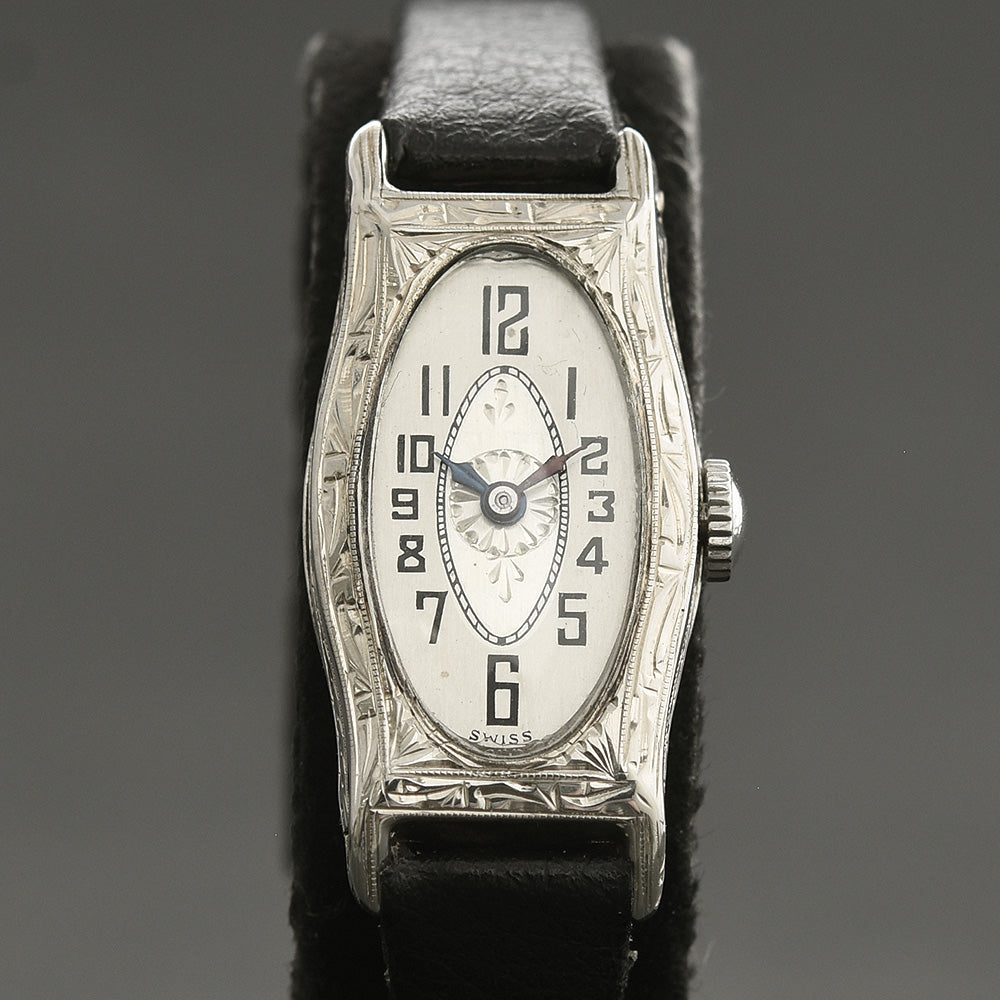 ETERNA Ladies Art Deco Swiss 14K Gold Watch
