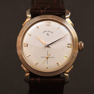 50s LORD ELGIN USA Vintage Gents Dress Watch