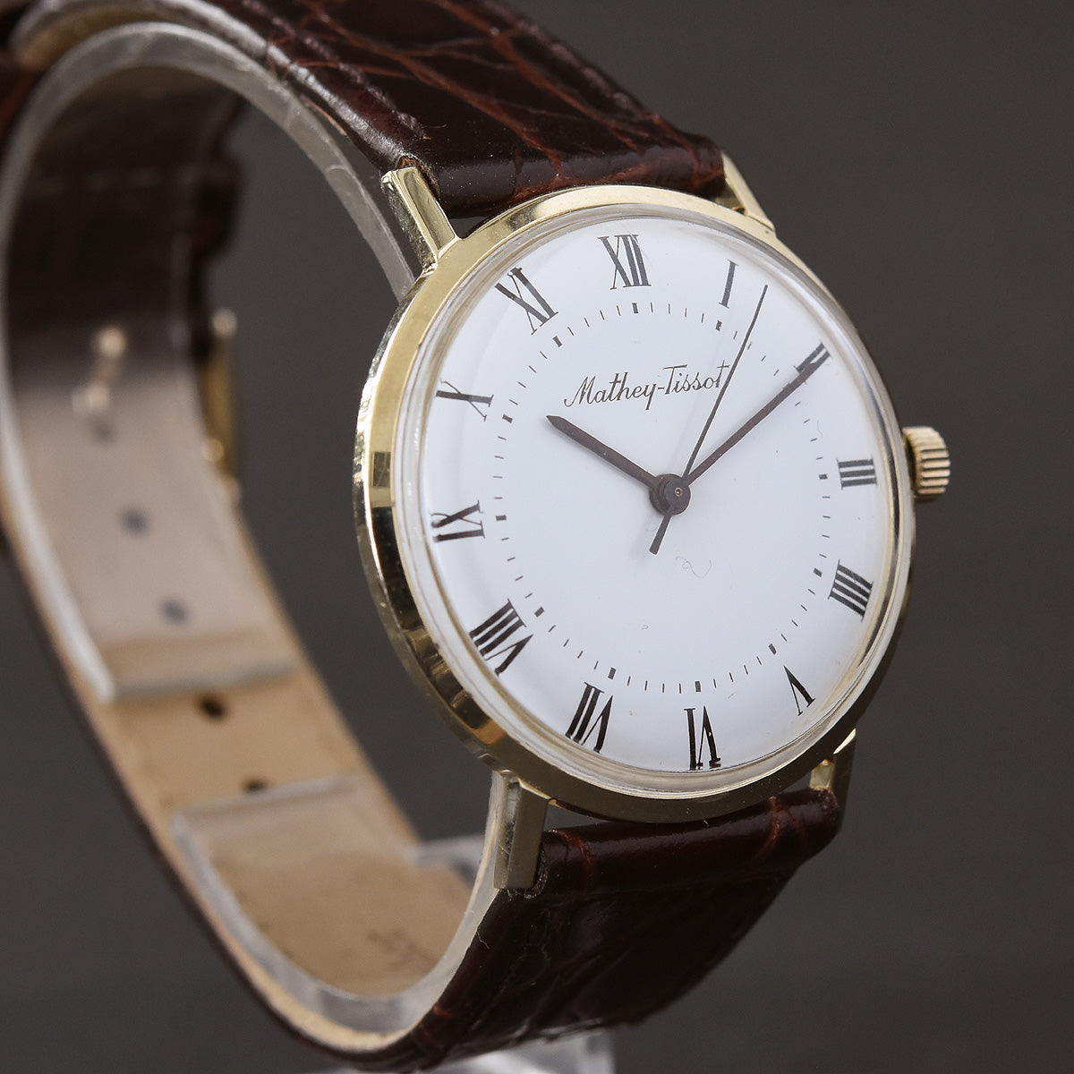 60s MATHEY TISSOT Slim 14K Gold Gents Dress Watch empressissi 60s MATHEY TISSOT Slim 14K Gold Gents Dress Watch empressissi