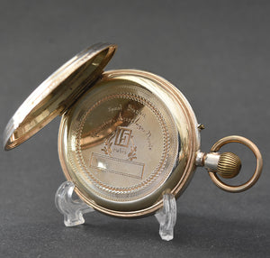 1890s TIFFANY & Co Swiss Antique Silver Pocket Watch