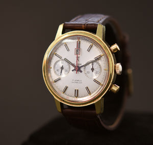 60s LE JOUR Landeron 189 Gents Vintage Date Chronograph