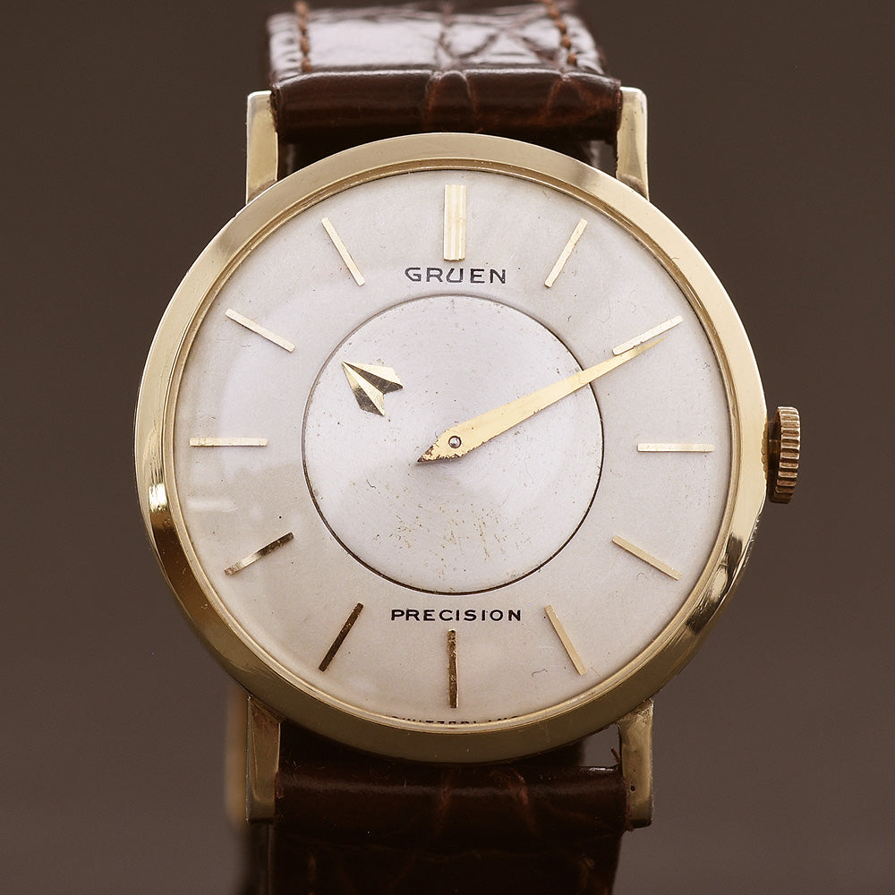 1953 GRUEN Veri-Thin 'Mystery Dial' Gents Dress Watch 415-855 empressissi 1953 GRUEN Veri-Thin 'Mystery Dial' Gents Dress Watch 415-855 empressissi