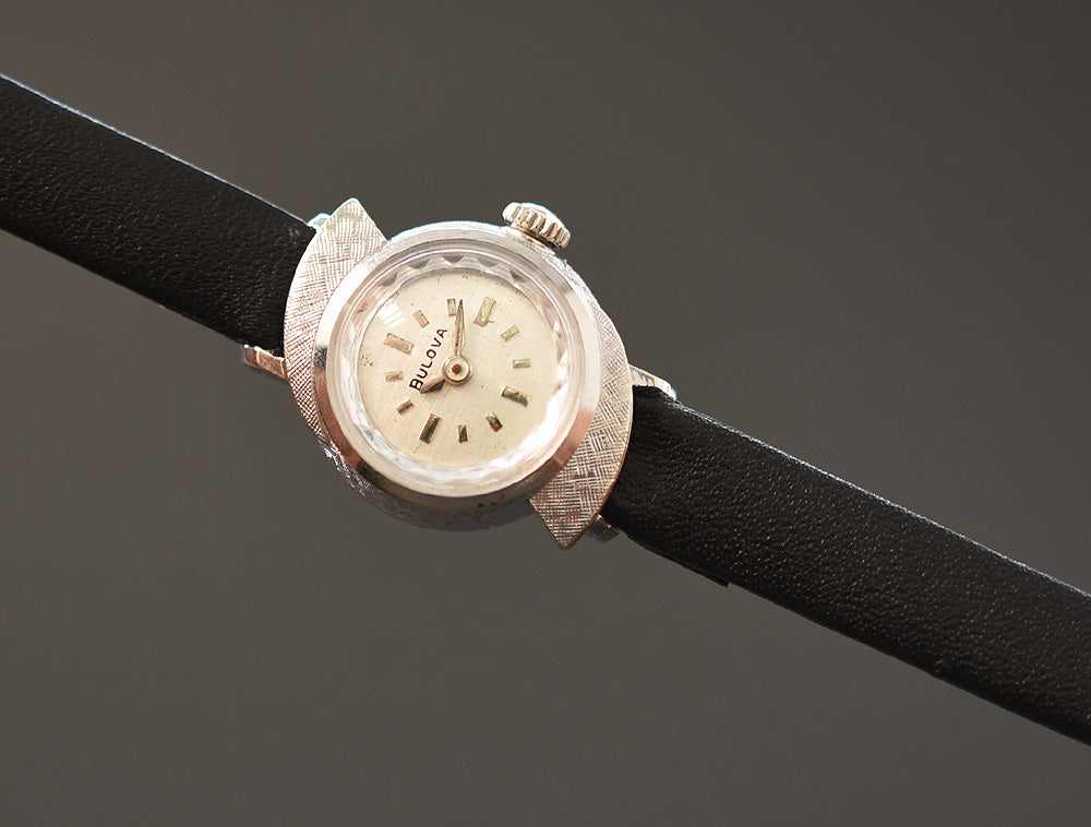 1963 BULOVA 'Dewdrop I' Ladies Swiss 10K Gold Cocktail Watch