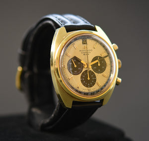 60s MOVADO Datron HS360 Automatic Date Chronograph Swiss Watch