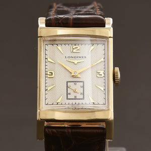 1954 LONGINES 'Pres. Harrison' Gents 14K Solid Gold Vintage Watch