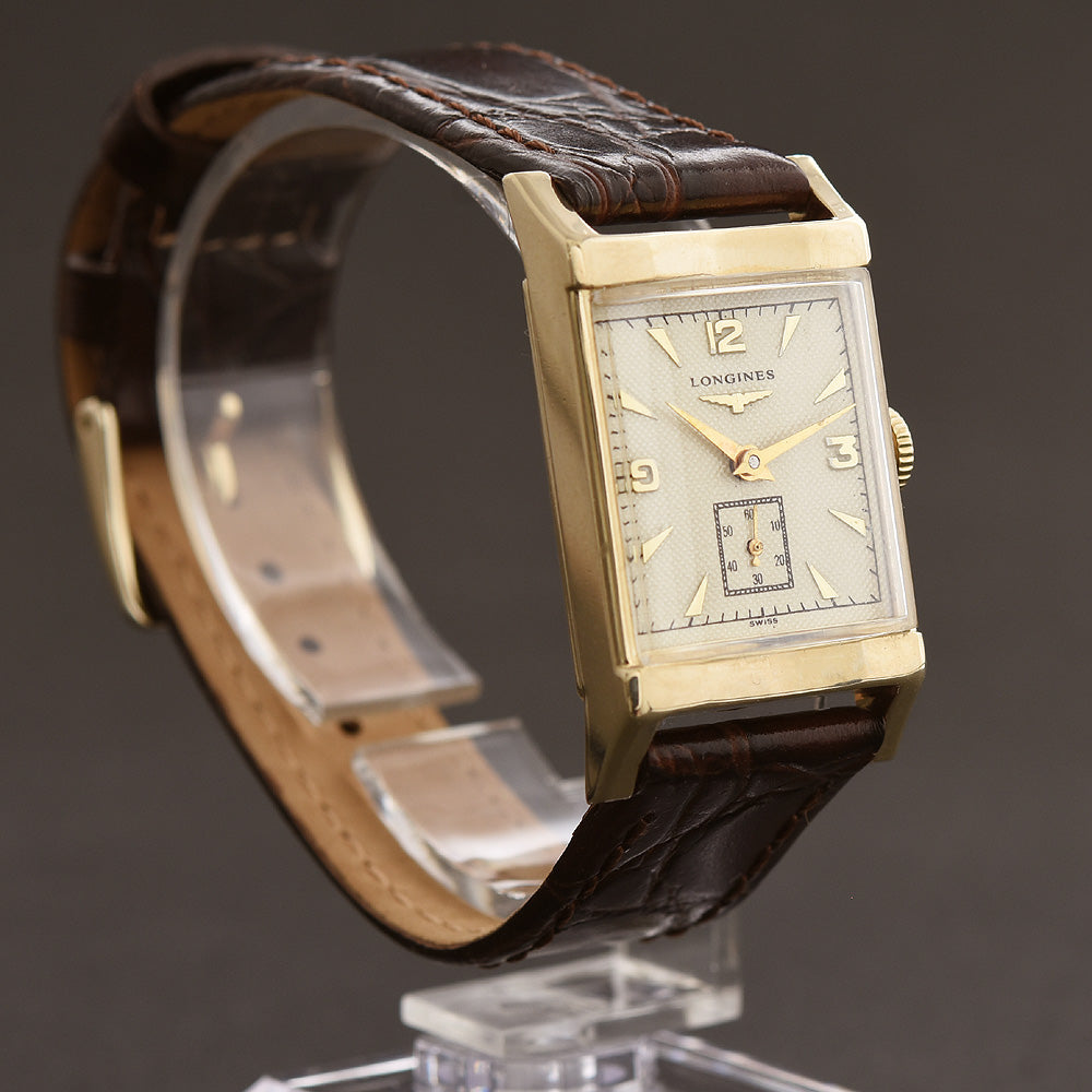 1954 LONGINES 'Pres. Harrison' Gents 14K Solid Gold Vintage Watch