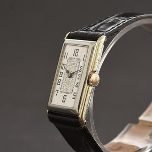 20s GRUEN Ladies Tutone Art Deco Watch
